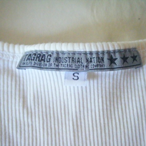 Basic White Ribbed Knit Tank Top Size Small - Picture 6 of 6